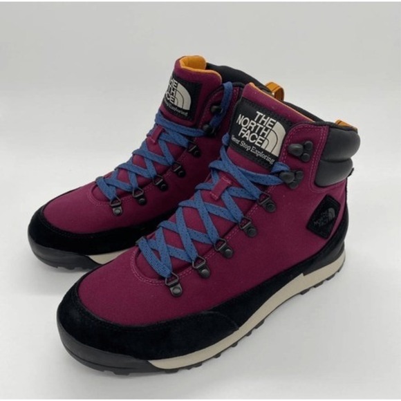 The NORTH FACE BACK-TO-BERKELEY IV TEXTILE BOOT NFOA8177-KK9 Boysenberry- Men 10 - Picture 1 of 14